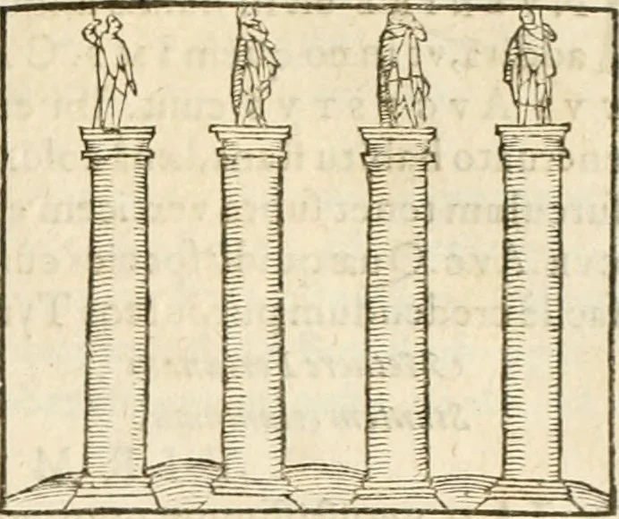 An illustration from Hieroglyphica, seu De sacris Aegyptiorum aliarumque gentium literis commentarii, 1594, leaf 504