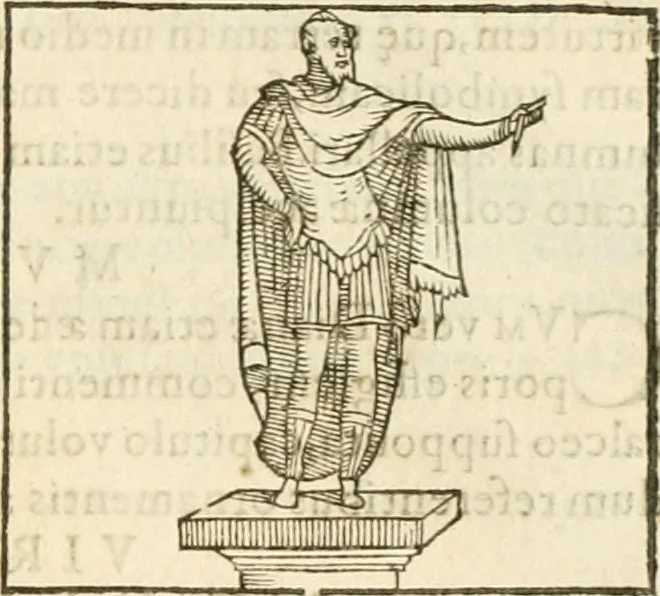 An illustration from Hieroglyphica, seu De sacris Aegyptiorum aliarumque gentium literis commentarii, 1594, leaf 504