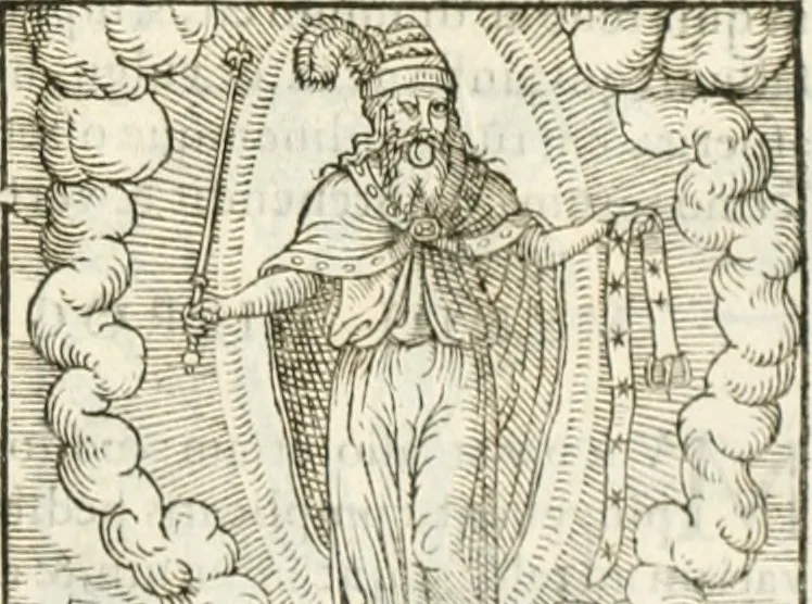 An illustration from Hieroglyphica, seu De sacris Aegyptiorum aliarumque gentium literis commentarii, 1594, leaf 584