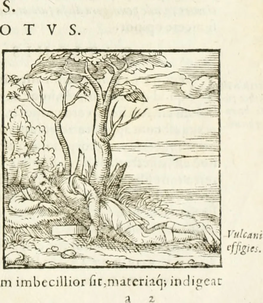 An illustration from Hieroglyphica, seu De sacris Aegyptiorum aliarumque gentium literis commentarii, 1594, leaf 586