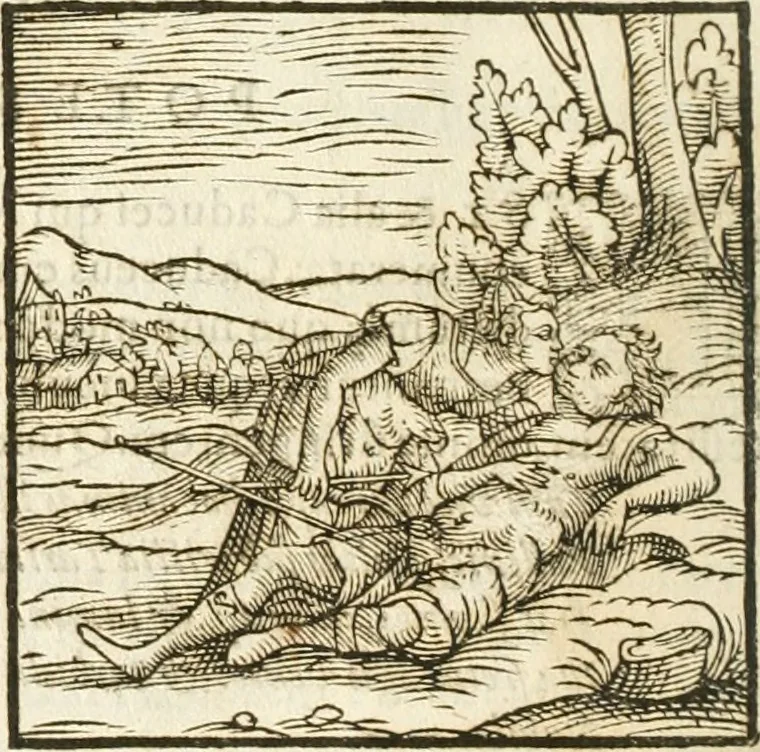 An illustration from Hieroglyphica, seu De sacris Aegyptiorum aliarumque gentium literis commentarii, 1594, leaf 591