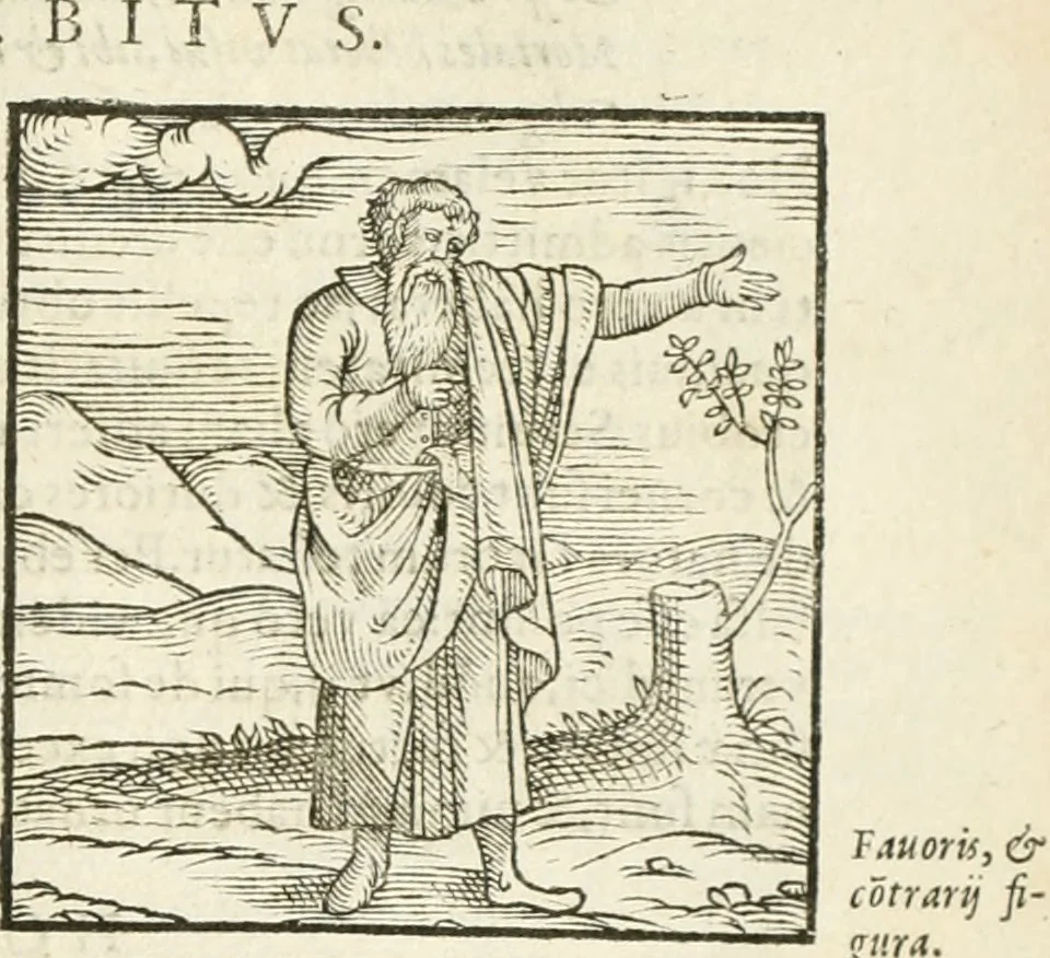 An illustration from Hieroglyphica, seu De sacris Aegyptiorum aliarumque gentium literis commentarii, 1594, leaf 592