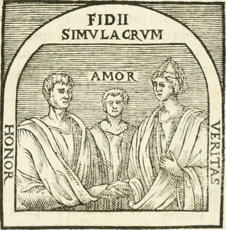 An illustration from Hieroglyphica, seu De sacris Aegyptiorum aliarumque gentium literis commentarii, 1594, leaf 592