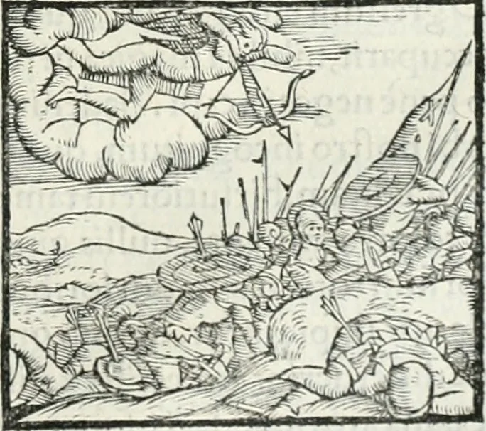 An illustration from Hieroglyphica, siue, De sacris Aegyptiorum literis commentarii, Ioannis Pierii Valeriani Bolzanii Bellunensis, 1556, leaf 168