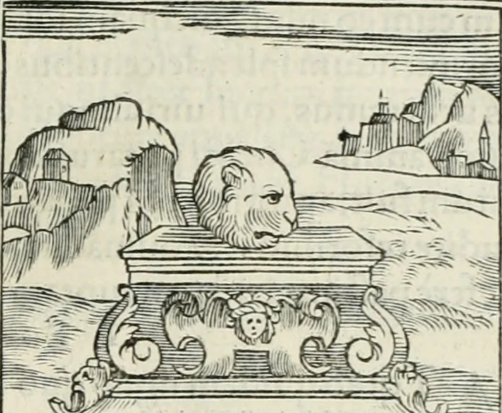 An illustration from Hieroglyphica, siue, De sacris Aegyptiorum literis commentarii, Ioannis Pierii Valeriani Bolzanii Bellunensis, 1556, leaf 20