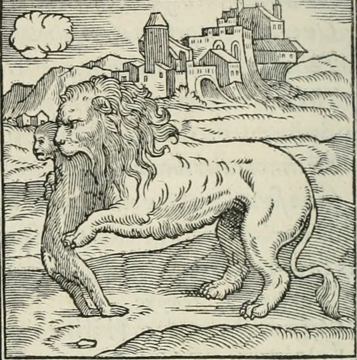 An illustration from Hieroglyphica, siue, De sacris Aegyptiorum literis commentarii, Ioannis Pierii Valeriani Bolzanii Bellunensis, 1556, leaf 25