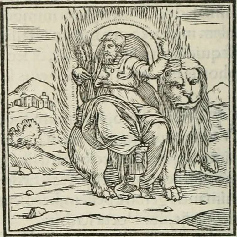 An illustration from Hieroglyphica, siue, De sacris Aegyptiorum literis commentarii, Ioannis Pierii Valeriani Bolzanii Bellunensis, 1556, leaf 33