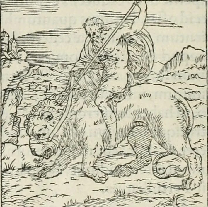 An illustration from Hieroglyphica, siue, De sacris Aegyptiorum literis commentarii, Ioannis Pierii Valeriani Bolzanii Bellunensis, 1556, leaf 33