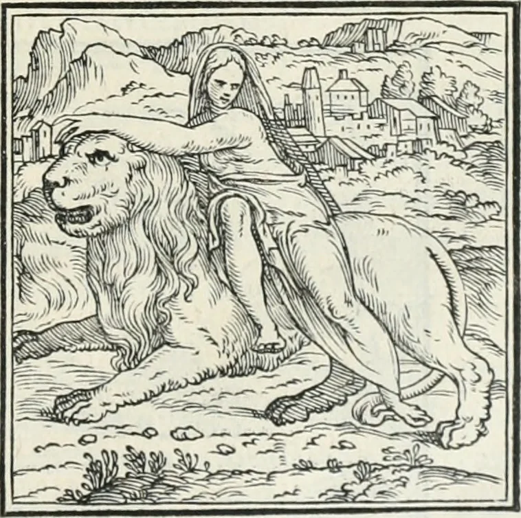 An illustration from Hieroglyphica, siue, De sacris Aegyptiorum literis commentarii, Ioannis Pierii Valeriani Bolzanii Bellunensis, 1556, leaf 34