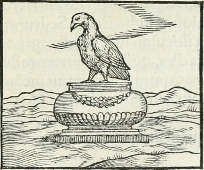 An illustration from Hieroglyphica, siue, De sacris Aegyptiorum literis commentarii, Ioannis Pierii Valeriani Bolzanii Bellunensis, 1556, leaf 342