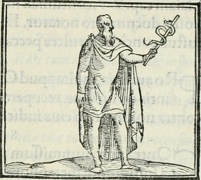 An illustration from Hieroglyphica, siue, De sacris Aegyptiorum literis commentarii, Ioannis Pierii Valeriani Bolzanii Bellunensis, 1556, leaf 468