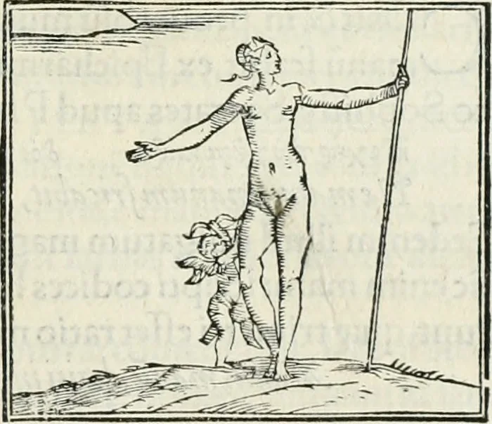 An illustration from Hieroglyphica, siue, De sacris Aegyptiorum literis commentarii, Ioannis Pierii Valeriani Bolzanii Bellunensis, 1556, leaf 508