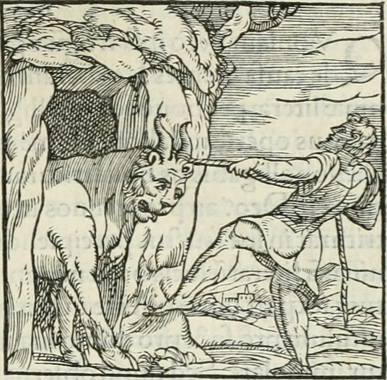 An illustration from Hieroglyphica, siue, De sacris Aegyptiorum literis commentarii, Ioannis Pierii Valeriani Bolzanii Bellunensis, 1556, leaf 56