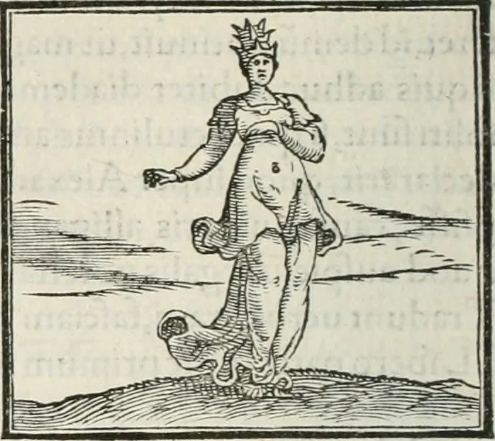 An illustration from Hieroglyphica, siue, De sacris Aegyptiorum literis commentarii, Ioannis Pierii Valeriani Bolzanii Bellunensis, 1556, leaf 611