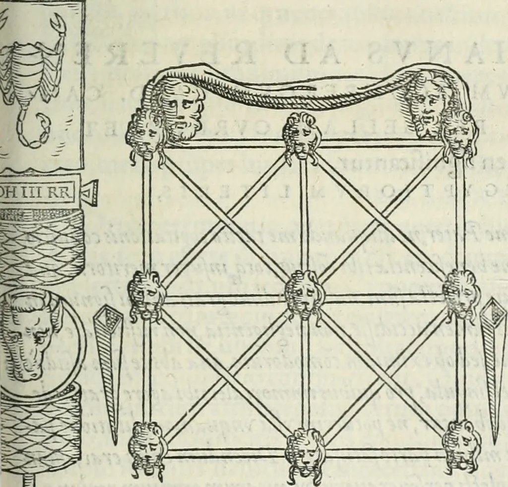 An illustration from Hieroglyphica, siue, De sacris Aegyptiorum literis commentarii, Ioannis Pierii Valeriani Bolzanii Bellunensis, 1556, leaf 640