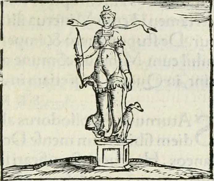 An illustration from Hieroglyphica, siue, De sacris Aegyptiorum literis commentarii, Ioannis Pierii Valeriani Bolzanii Bellunensis, 1556, leaf 718