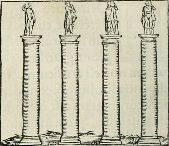 An illustration from Hieroglyphica, siue, De sacris Aegyptiorum literis commentarii, Ioannis Pierii Valeriani Bolzanii Bellunensis, 1556, leaf 737