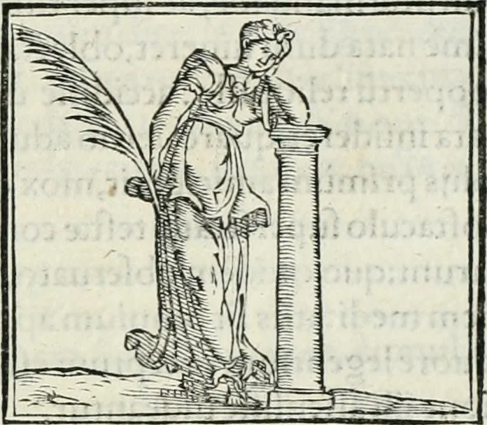An illustration from Hieroglyphica, siue, De sacris Aegyptiorum literis commentarii, Ioannis Pierii Valeriani Bolzanii Bellunensis, 1556, leaf 738