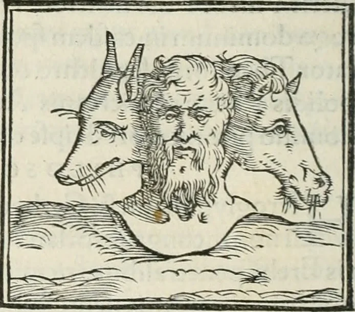 An illustration from Hieroglyphica, siue, De sacris Aegyptiorum literis commentarii, Ioannis Pierii Valeriani Bolzanii Bellunensis, 1556, leaf 87