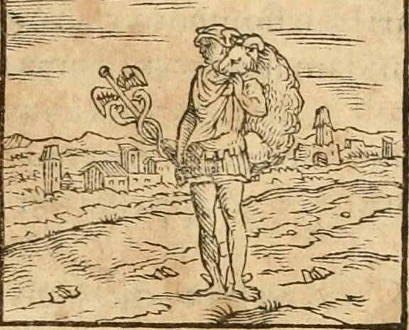 An illustration from Hieroglyphica, sive, De sacris Aegyptiorvm aliarvmqve gentivm literis commentarij, 1575, leaf 164