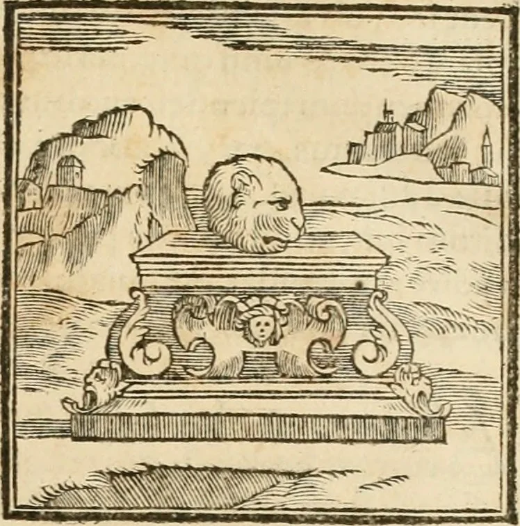 An illustration from Hieroglyphica, sive, De sacris Aegyptiorvm aliarvmqve gentivm literis commentarij, 1575, leaf 24