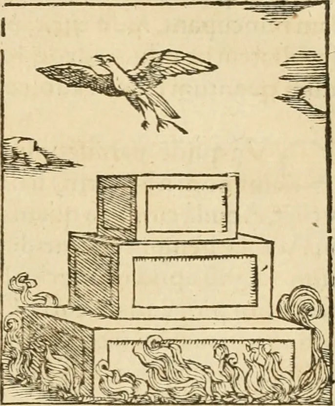 An illustration from Hieroglyphica, sive, De sacris Aegyptiorvm aliarvmqve gentivm literis commentarij, 1575, leaf 286