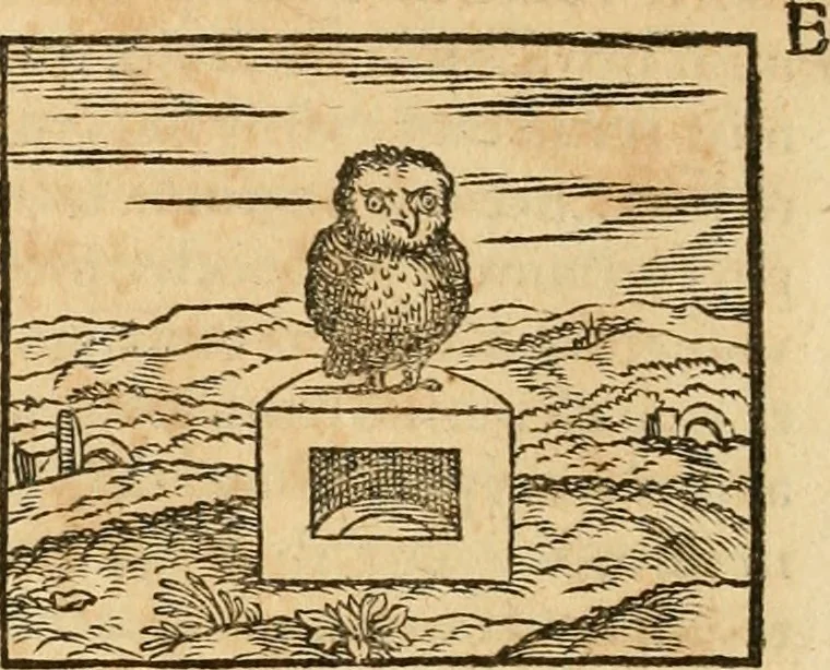 An illustration from Hieroglyphica, sive, De sacris Aegyptiorvm aliarvmqve gentivm literis commentarij, 1575, leaf 301