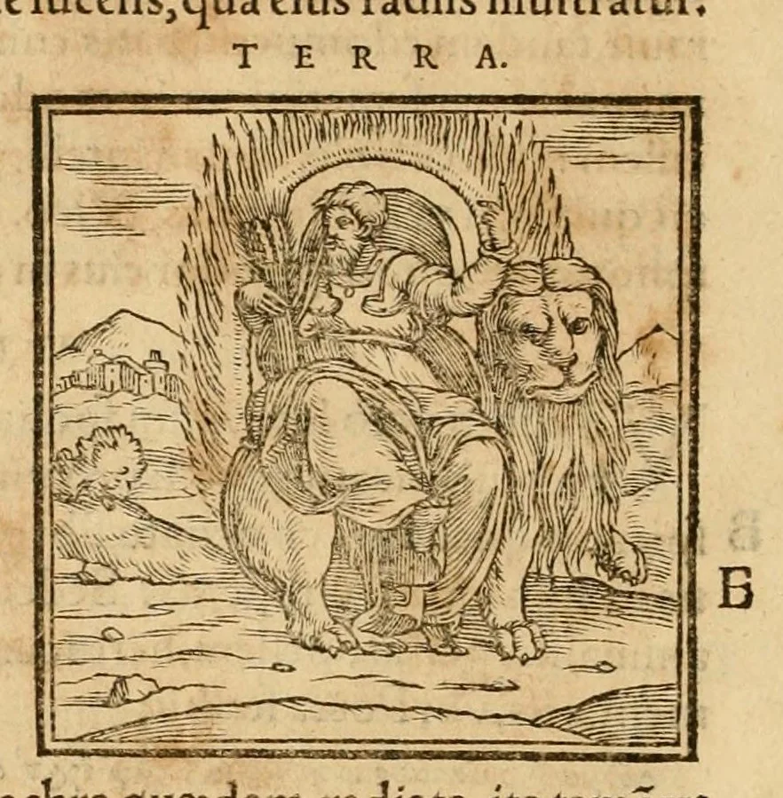 An illustration from Hieroglyphica, sive, De sacris Aegyptiorvm aliarvmqve gentivm literis commentarij, 1575, leaf 38