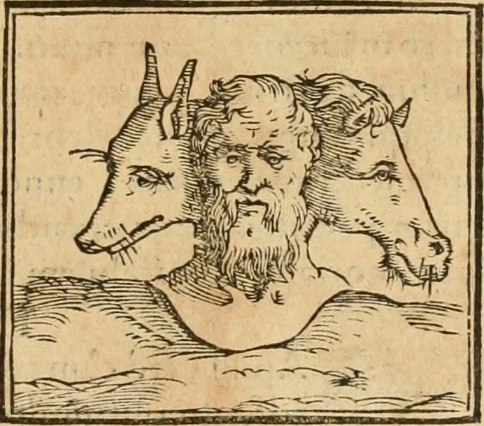 An illustration from Hieroglyphica, sive, De sacris Aegyptiorvm aliarvmqve gentivm literis commentarij, 1575, leaf 466