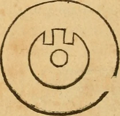 An illustration from Hieroglyphica, sive, De sacris Aegyptiorvm aliarvmqve gentivm literis commentarij, 1575, leaf 633