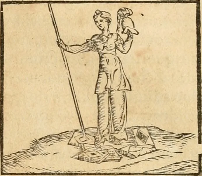 An illustration from Hieroglyphica, sive, De sacris Aegyptiorvm aliarvmqve gentivm literis commentarij, 1575, leaf 642