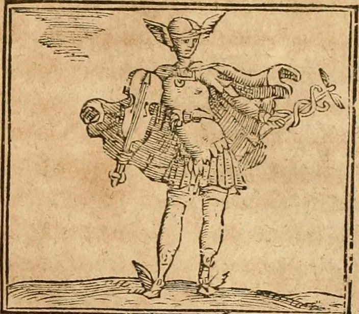 An illustration from Hieroglyphica, sive, De sacris Aegyptiorvm aliarvmqve gentivm literis commentarij, 1575, leaf 702