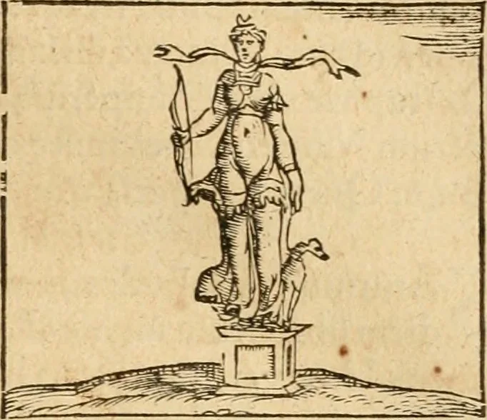 An illustration from Hieroglyphica, sive, De sacris Aegyptiorvm aliarvmqve gentivm literis commentarij, 1575, leaf 722