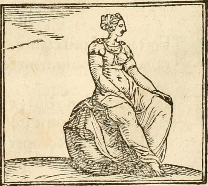 An illustration from Hieroglyphica, sive, De sacris Aegyptiorvm aliarvmqve gentivm literis commentarij, 1575, leaf 728