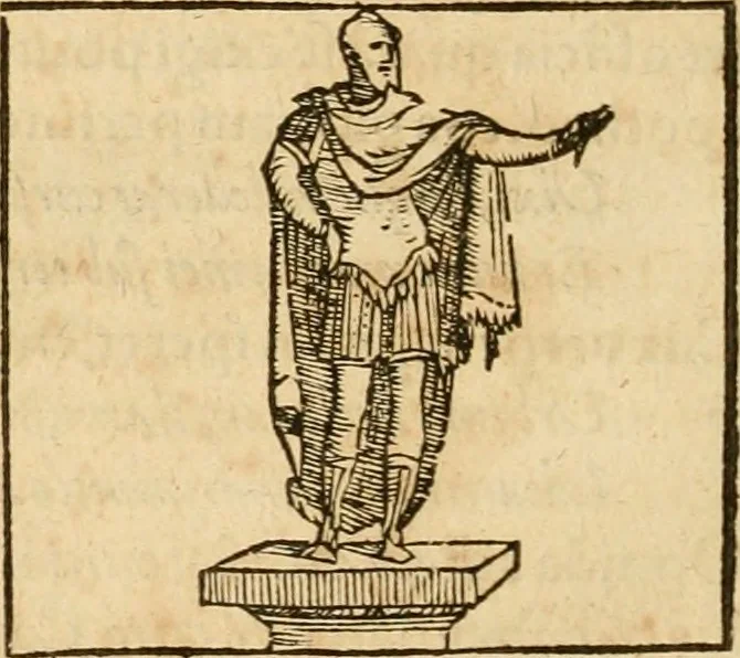 An illustration from Hieroglyphica, sive, De sacris Aegyptiorvm aliarvmqve gentivm literis commentarij, 1575, leaf 741