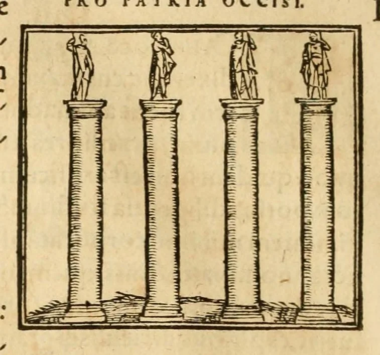 An illustration from Hieroglyphica, sive, De sacris Aegyptiorvm aliarvmqve gentivm literis commentarij, 1575, leaf 742