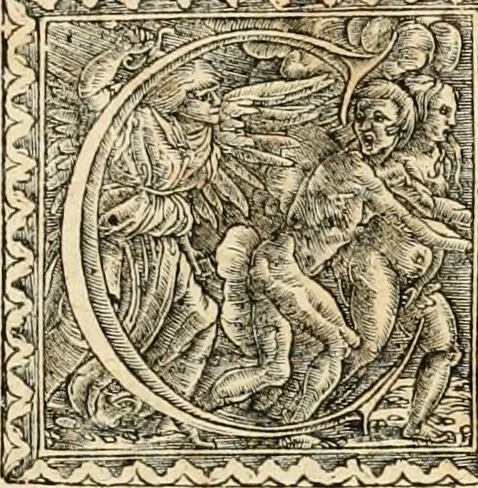 An illustration from Hieroglyphica, sive, De sacris Aegyptiorvm aliarvmqve gentivm literis commentarij, 1575, leaf 858