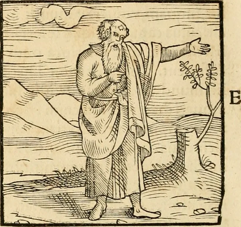An illustration from Hieroglyphica, sive, De sacris Aegyptiorvm aliarvmqve gentivm literis commentarij, 1575, leaf 869