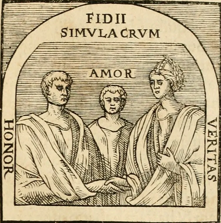 An illustration from Hieroglyphica, sive, De sacris Aegyptiorvm aliarvmqve gentivm literis commentarij, 1575, leaf 870