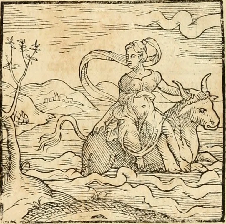 An illustration from Hieroglyphica, sive, De sacris Aegyptiorvm aliarvmqve gentivm literis commentarij, 1575, leaf 874
