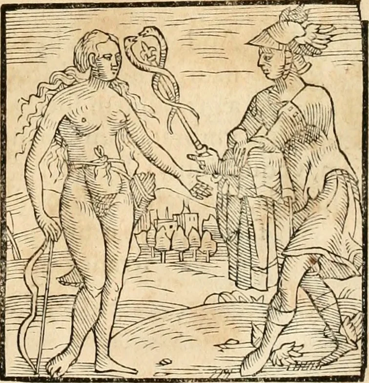 An illustration from Hieroglyphica, sive, De sacris Aegyptiorvm aliarvmqve gentivm literis commentarij, 1575, leaf 874