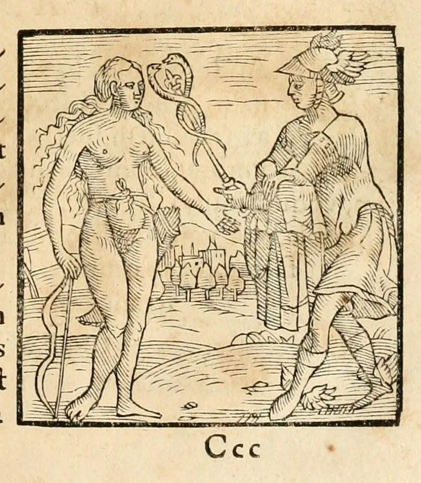 An illustration from Hieroglyphica, sive, De sacris Aegyptiorvm aliarvmqve gentivm literis commentarij, 1575, leaf 875