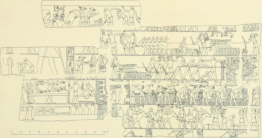 An illustration from Hieroglyphic texts from Egyptian stelae, etc, 1911, leaf 116