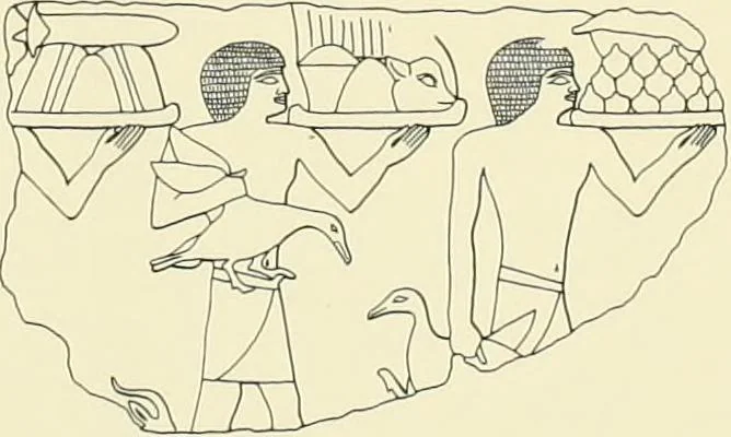 An illustration from Hieroglyphic texts from Egyptian stelae, etc, 1911, leaf 124