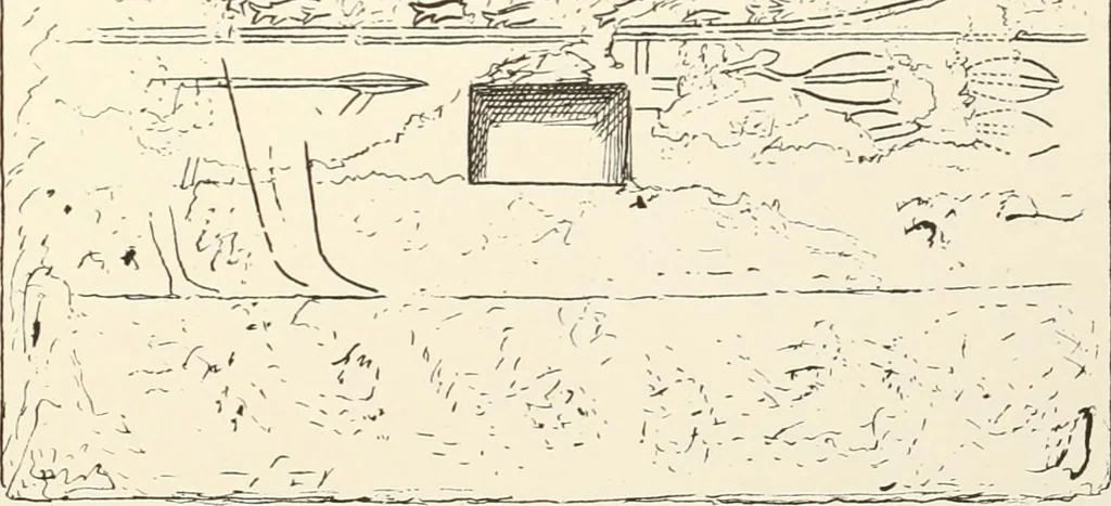 An illustration from Hieroglyphic texts from Egyptian stelae, etc, 1911, leaf 36