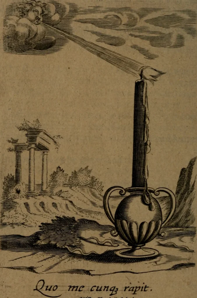 An illustration from Hieroglyphikes of the life of man, 1638, leaf 29