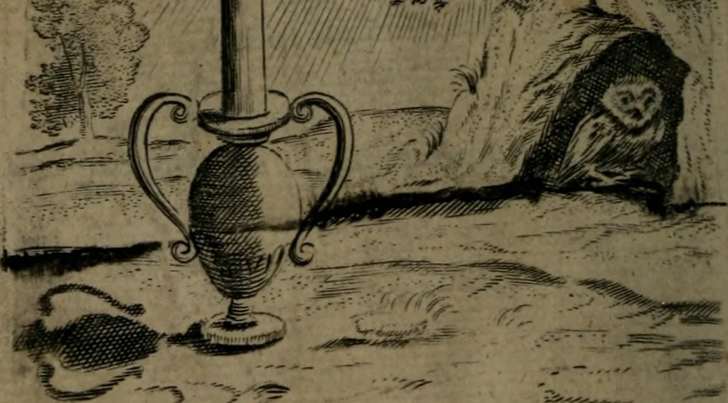 An illustration from Hieroglyphikes of the life of man, 1638, leaf 45