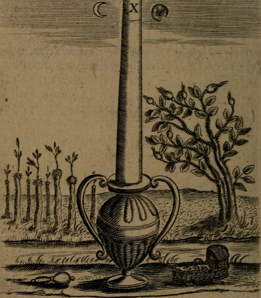 An illustration from Hieroglyphikes of the life of man, 1638, leaf 53