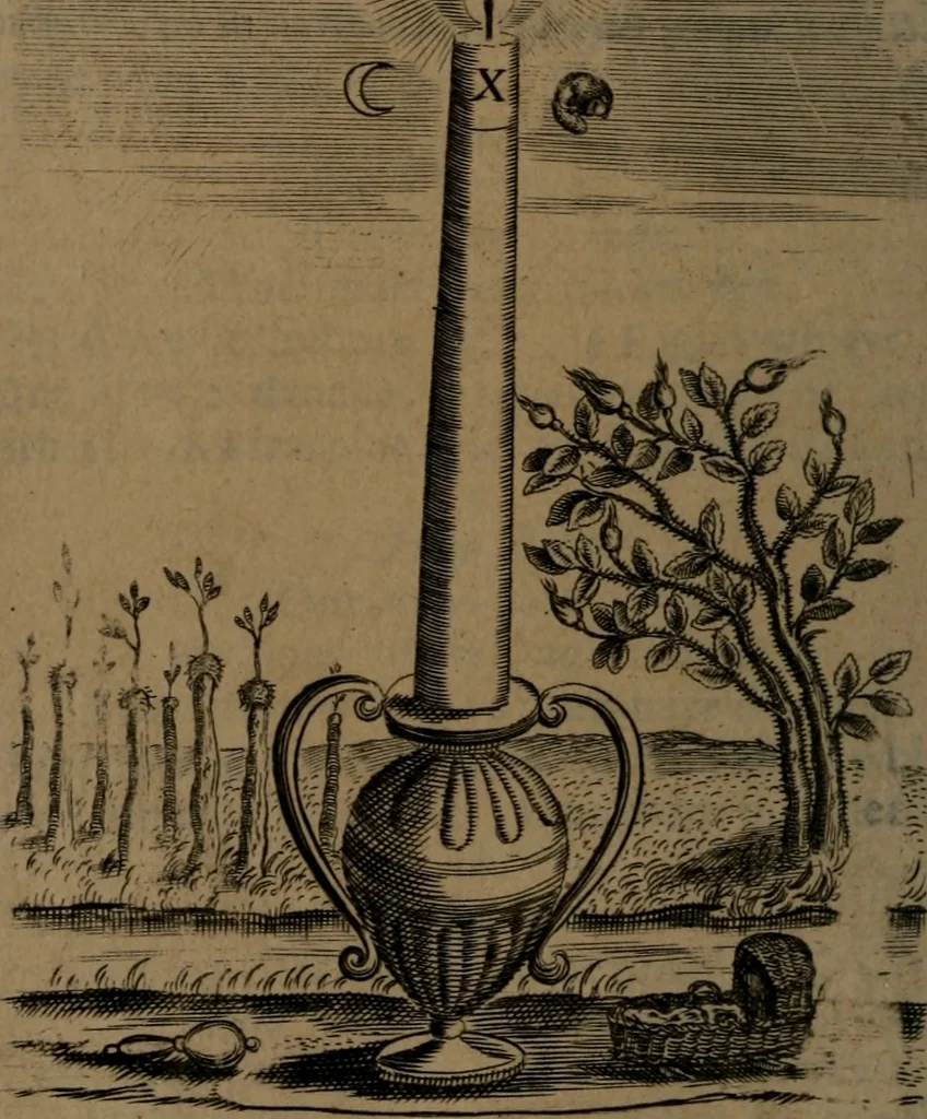 An illustration from Hieroglyphikes of the life of man, 1638, leaf 57