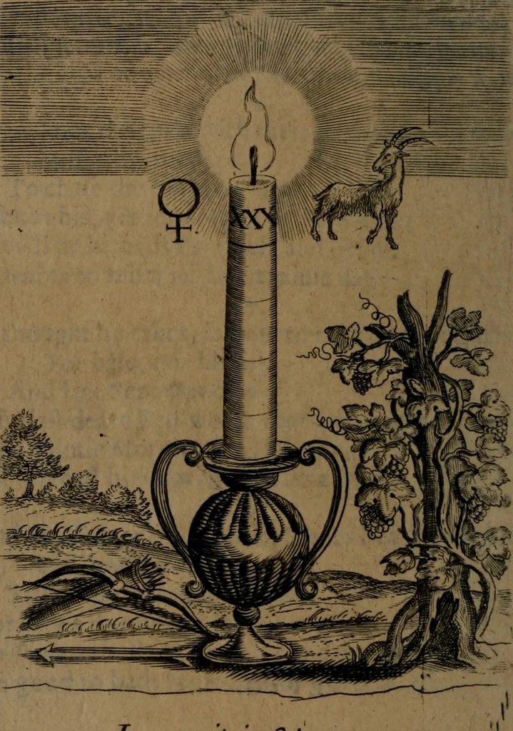 An illustration from Hieroglyphikes of the life of man, 1638, leaf 61